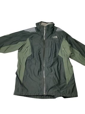 The North Face TNF Free Thinker Steep Series Ski Jacket Sz XL Green Gore Tex Pro